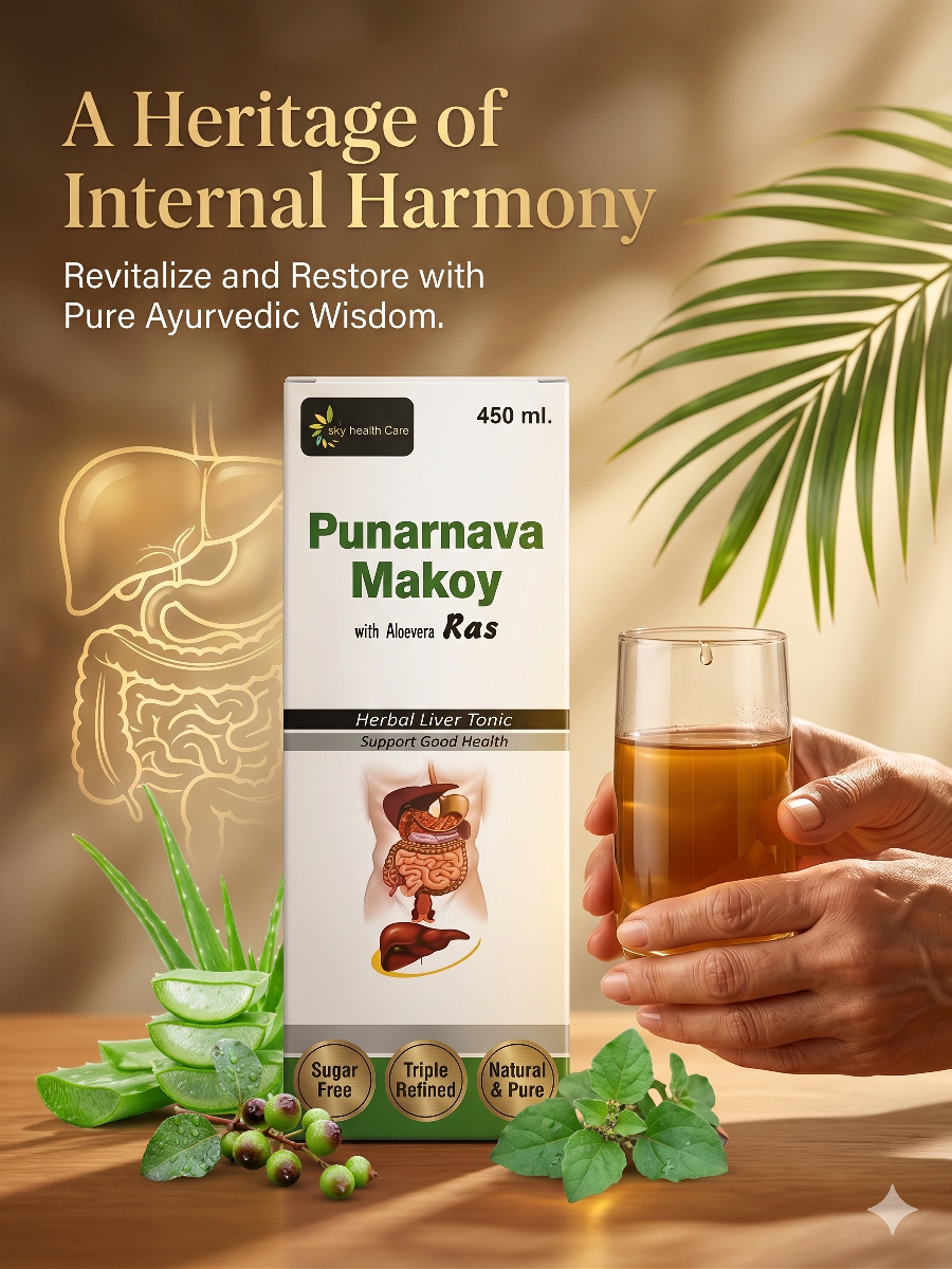 पुनर्नवा मकोय विथ एलोवेरा रस